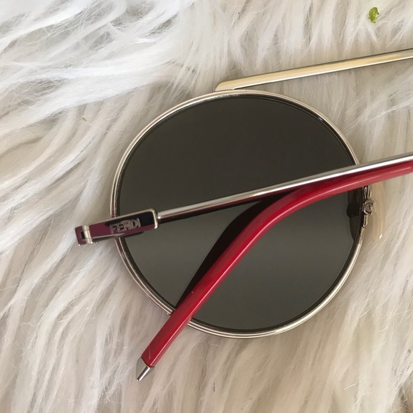 Authentic Fendi 54 mm Palladium Sunglasses - Picture 4 of 8